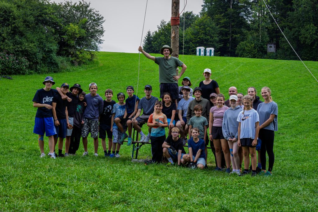 Gruppenbild Zeltlager KjG St. Canisius in Großhadern